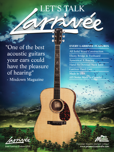 Larrivee Guitars Print Advert